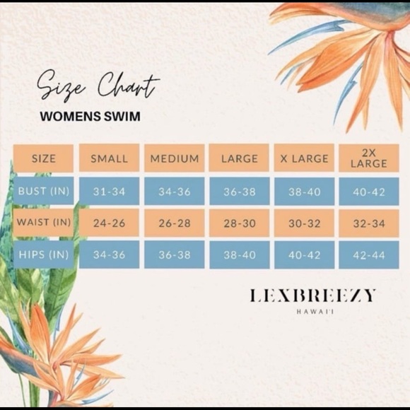 Lexbreezy Hawaii 🌺 Hanalei Reversible One Piece Swimsuit NWT - Picture 5 of 9